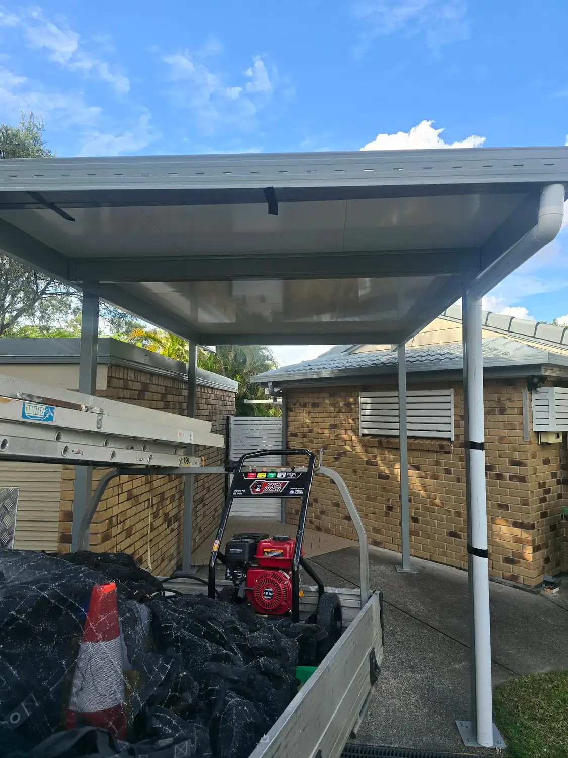 Patio makeover after, handyman job in Brisbane by Basilisk HMS